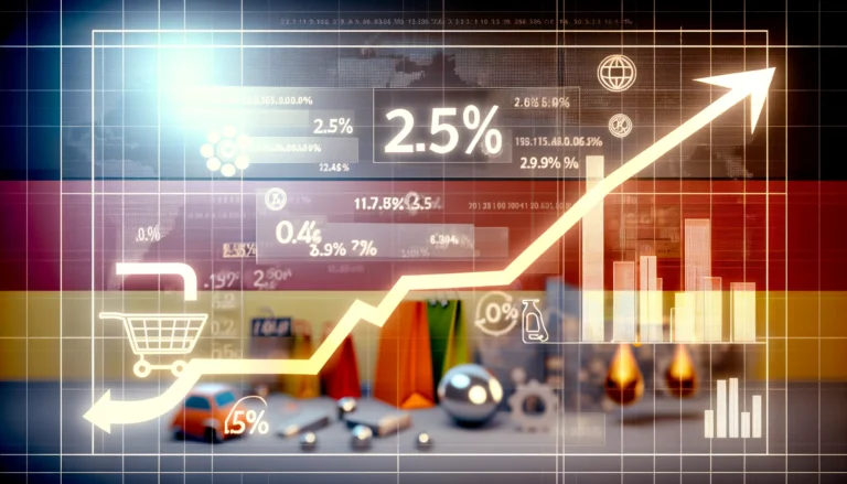 Inflationsrate in Deutschland für Februar 2024 bei voraussichtlichen 2,5%